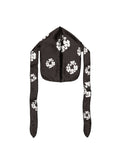 Cotton Wreath Durag Black