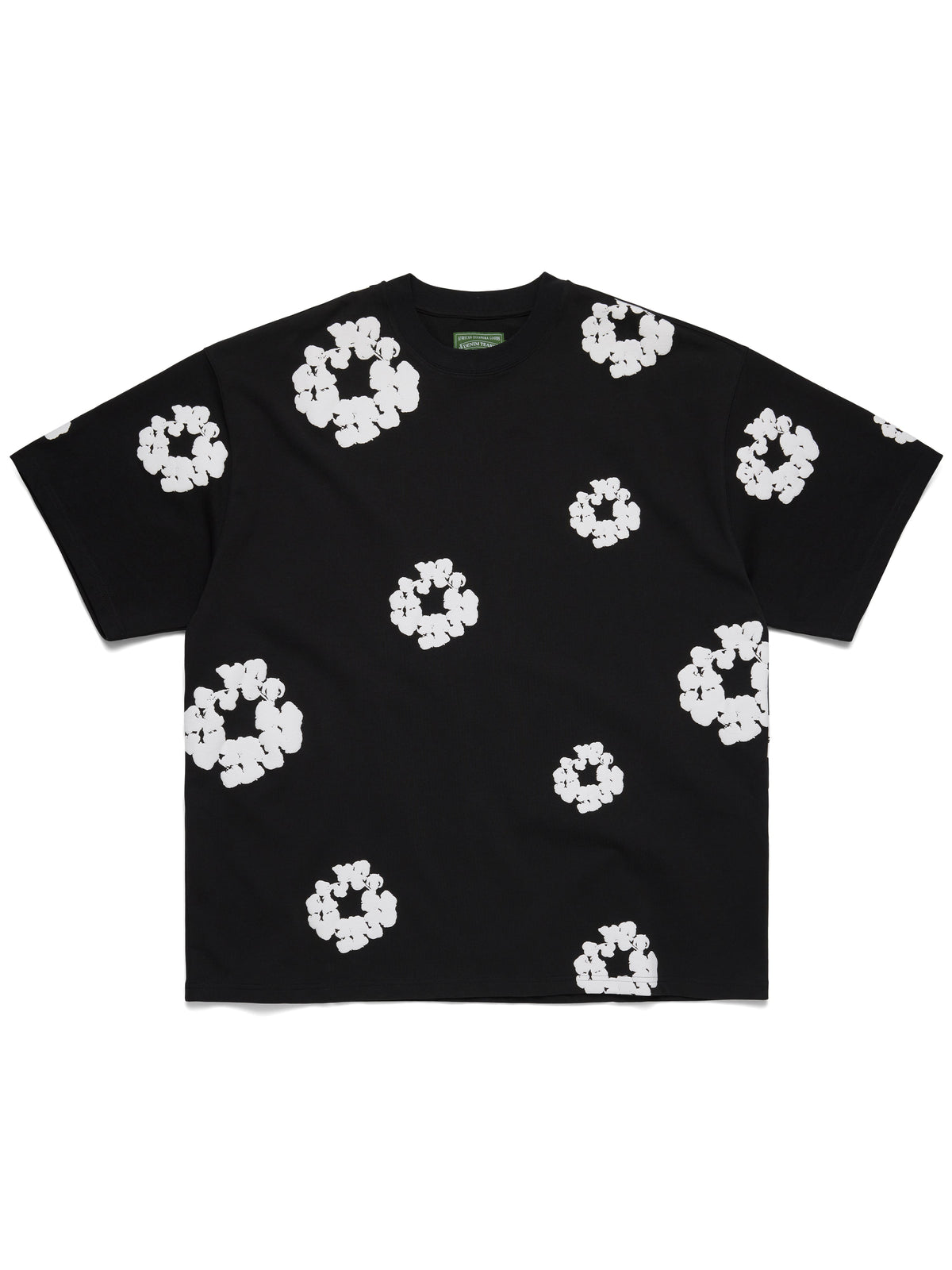 Cotton Wreath 2000s Tee Black