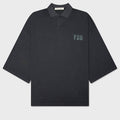 Cropped Polo - Washed Iron Grey