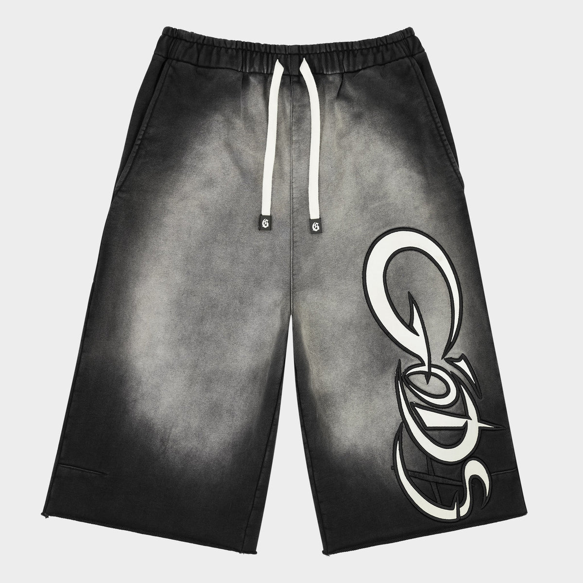 New Age 3QTR Shorts (Black/Wash)