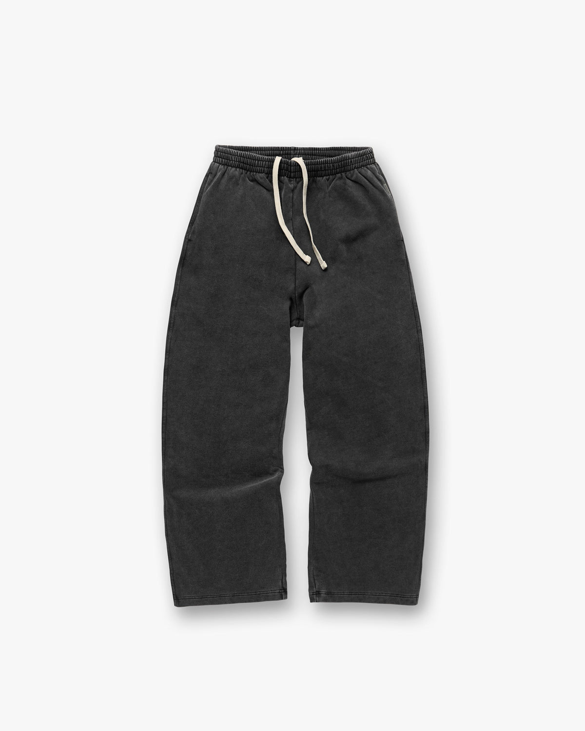 Initial Wide Leg Sweatpants - Vintage Grey