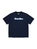 Hollis Font Tee Navy