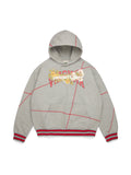 DT Virginia Overlock Stitch Hoodie Grey