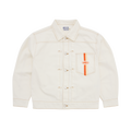 DUAL STRIPE DENIM JACKET [OFF WHITE]
