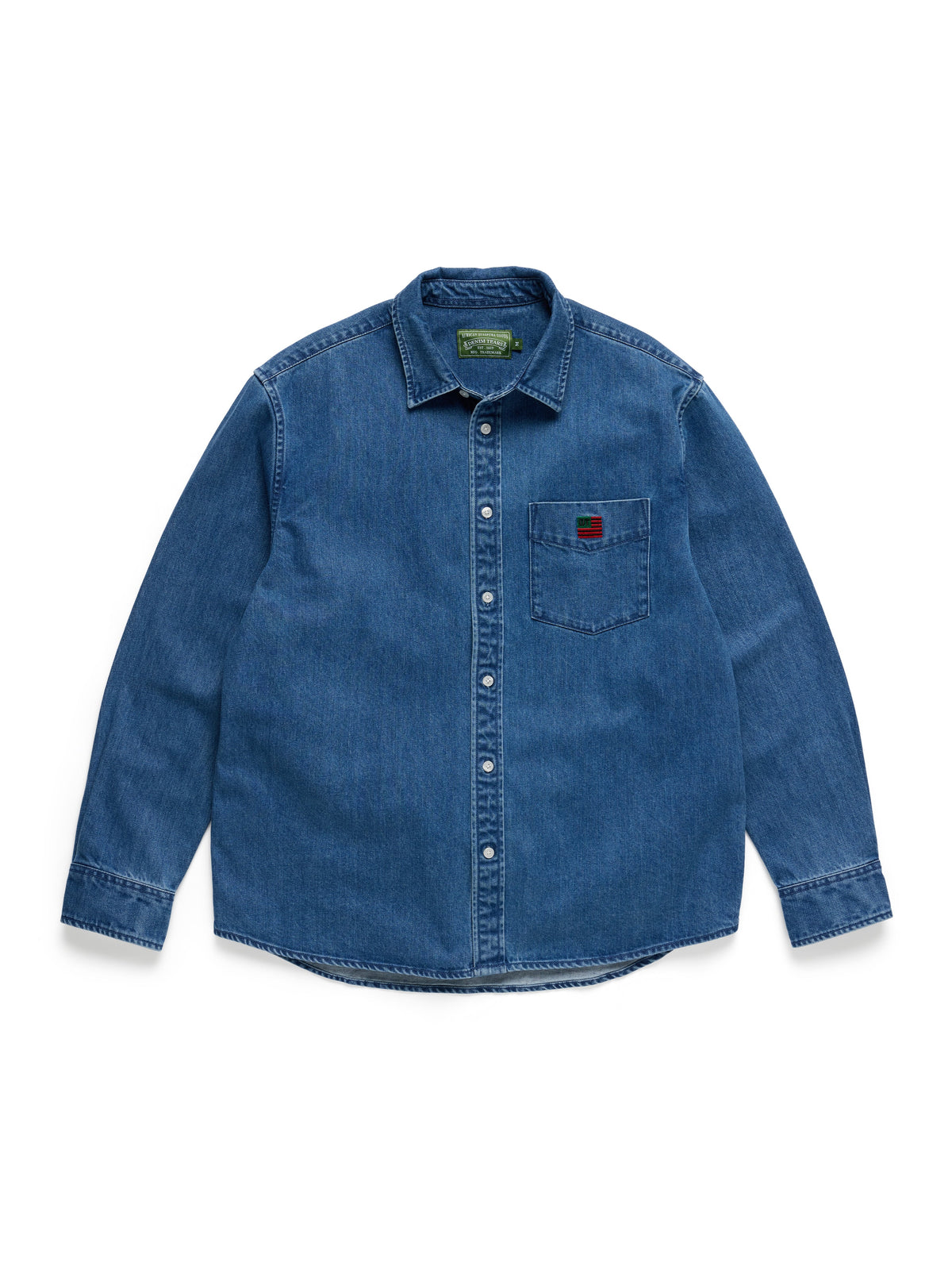 DT Flag Denim Button Up Shirt