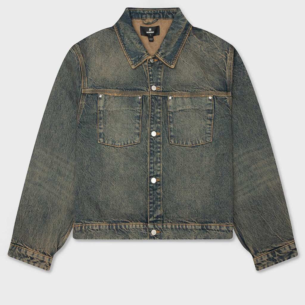 Denim Trucker - Blue Cream