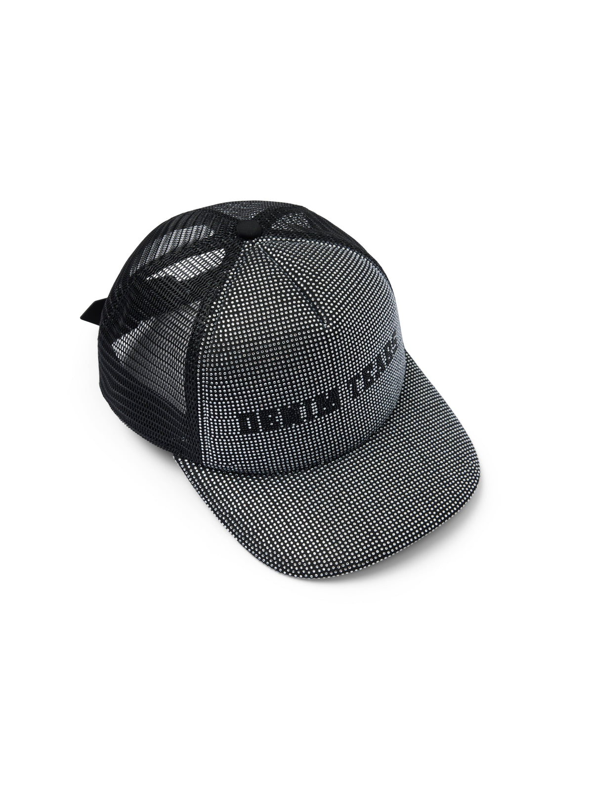 Denim U Trucker Hat Black