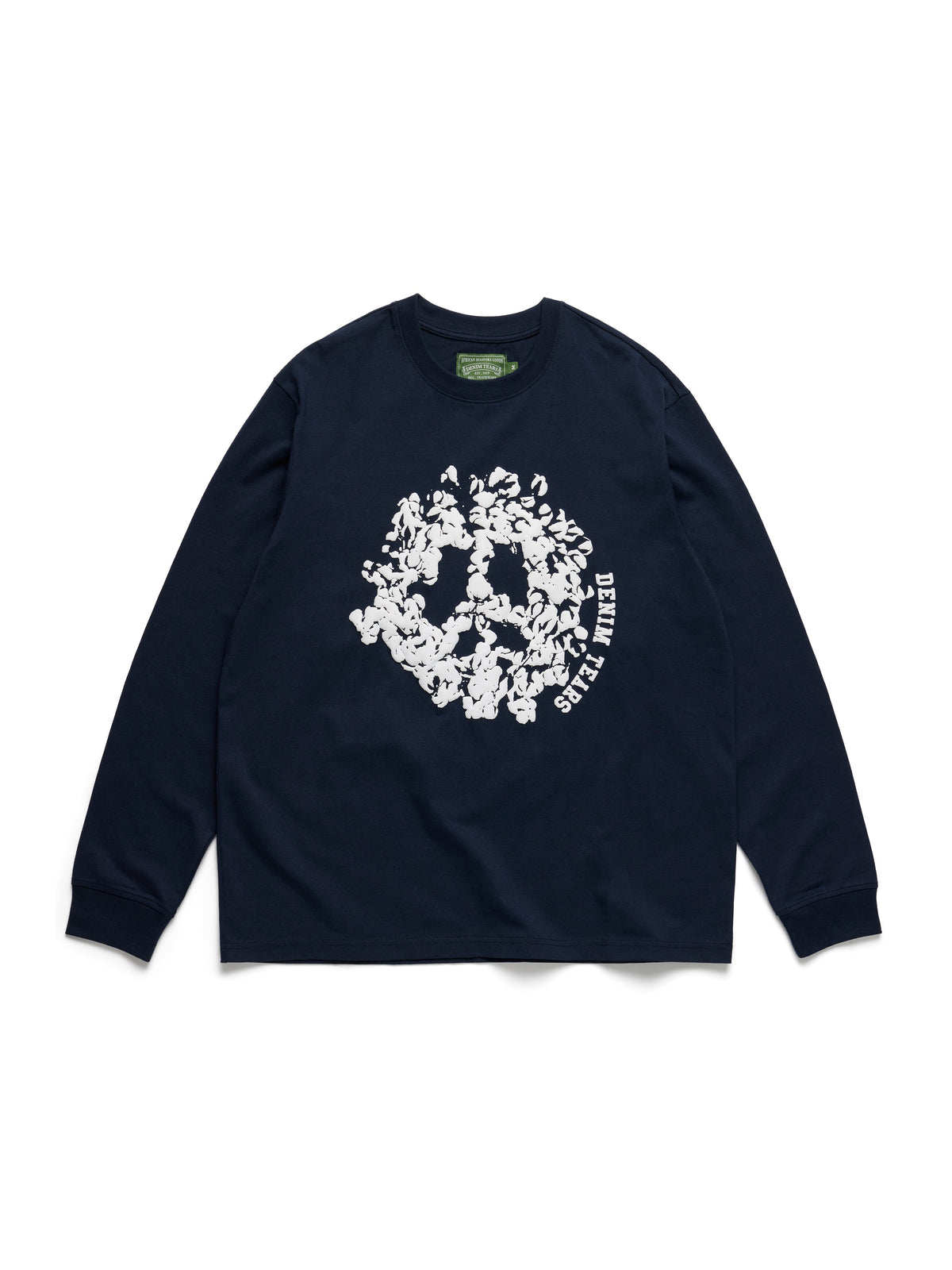 Denim U Long Sleeve Tee Navy