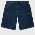 Double Knee Short - Blue Stone Washed