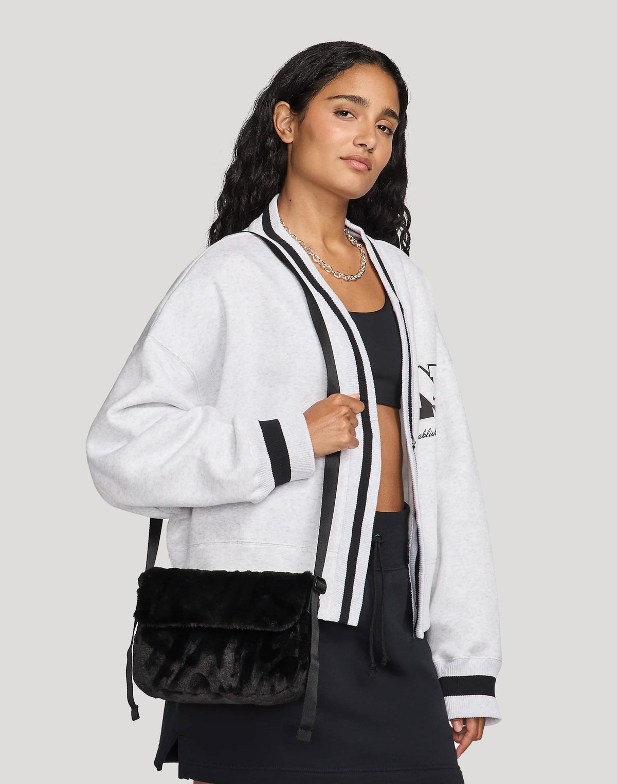 Nike Futura 365 Faux Fur Crossbody Bag