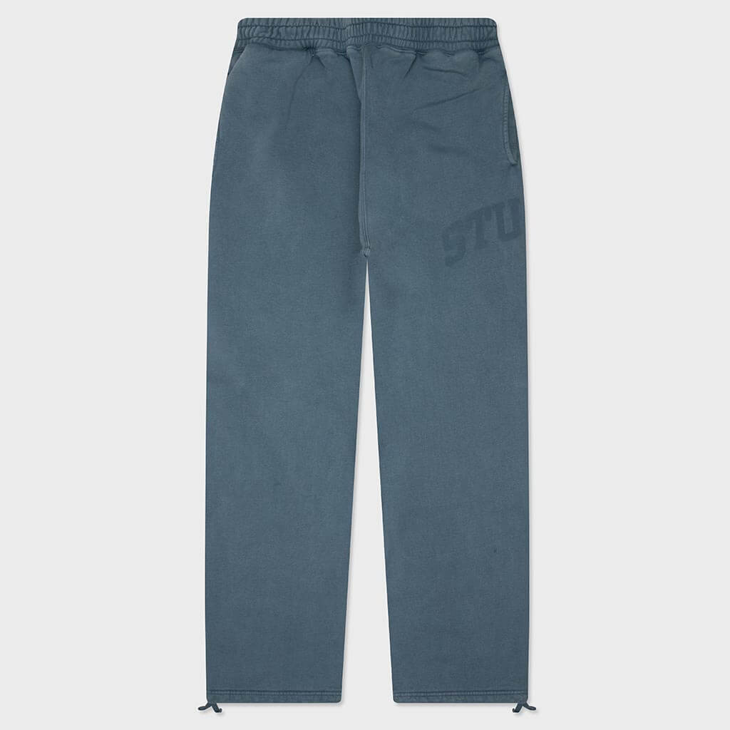 Faded Graphic Fleece Pant - Washed Navy