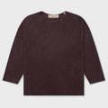 Kid's Raw Sweater - Plum