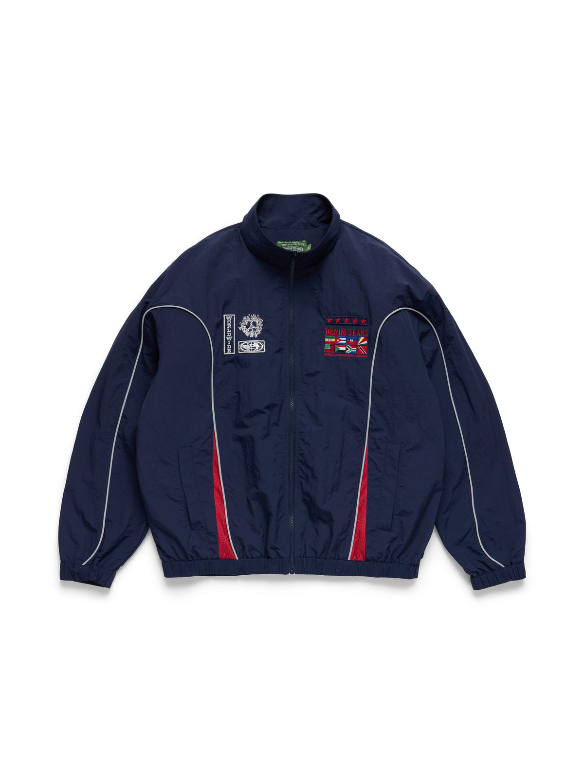 Diaspora Flag Track Jacket Navy