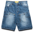 Godspeed New York Twin Panel Denim Shorts - Blue
