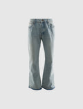 OG LOGO FLARED DENIM JEANS
