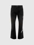OG LOGO FLARED DENIM JEANS
