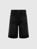 TWIN PANEL DENIM SHORTS