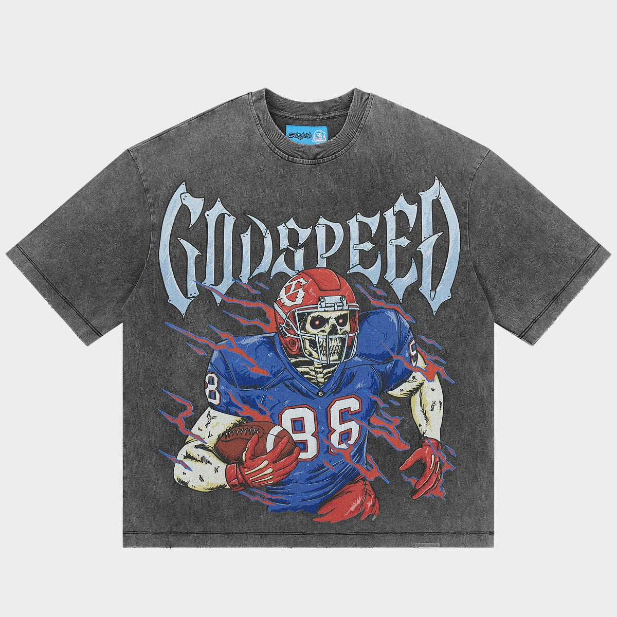 End Zone T-shirt (Grey Wash)