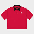 Victor Minimal Crest Polo (Red)