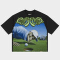 Green Reaper T-Shirt (Black wash)