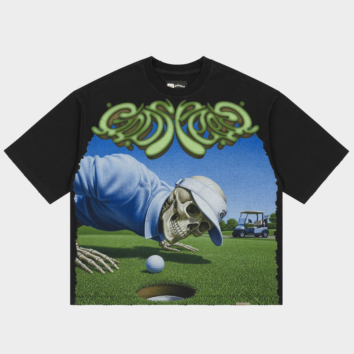 Green Reaper T-Shirt (Black wash)