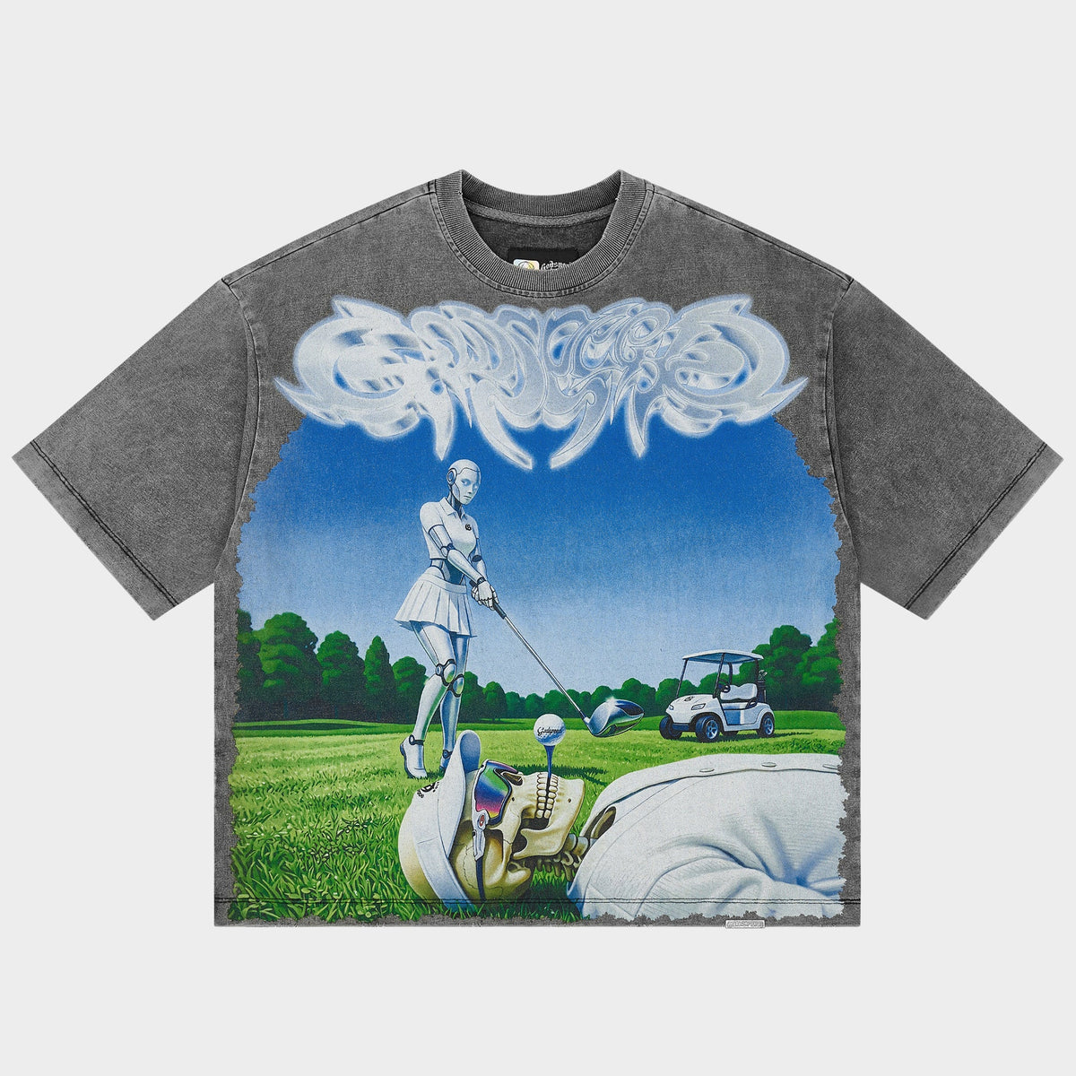 Up2Par T-Shirt (Grey Wash)