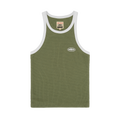 WOMENS CLASSIC TANK TOP [OLIVE/WHITE]