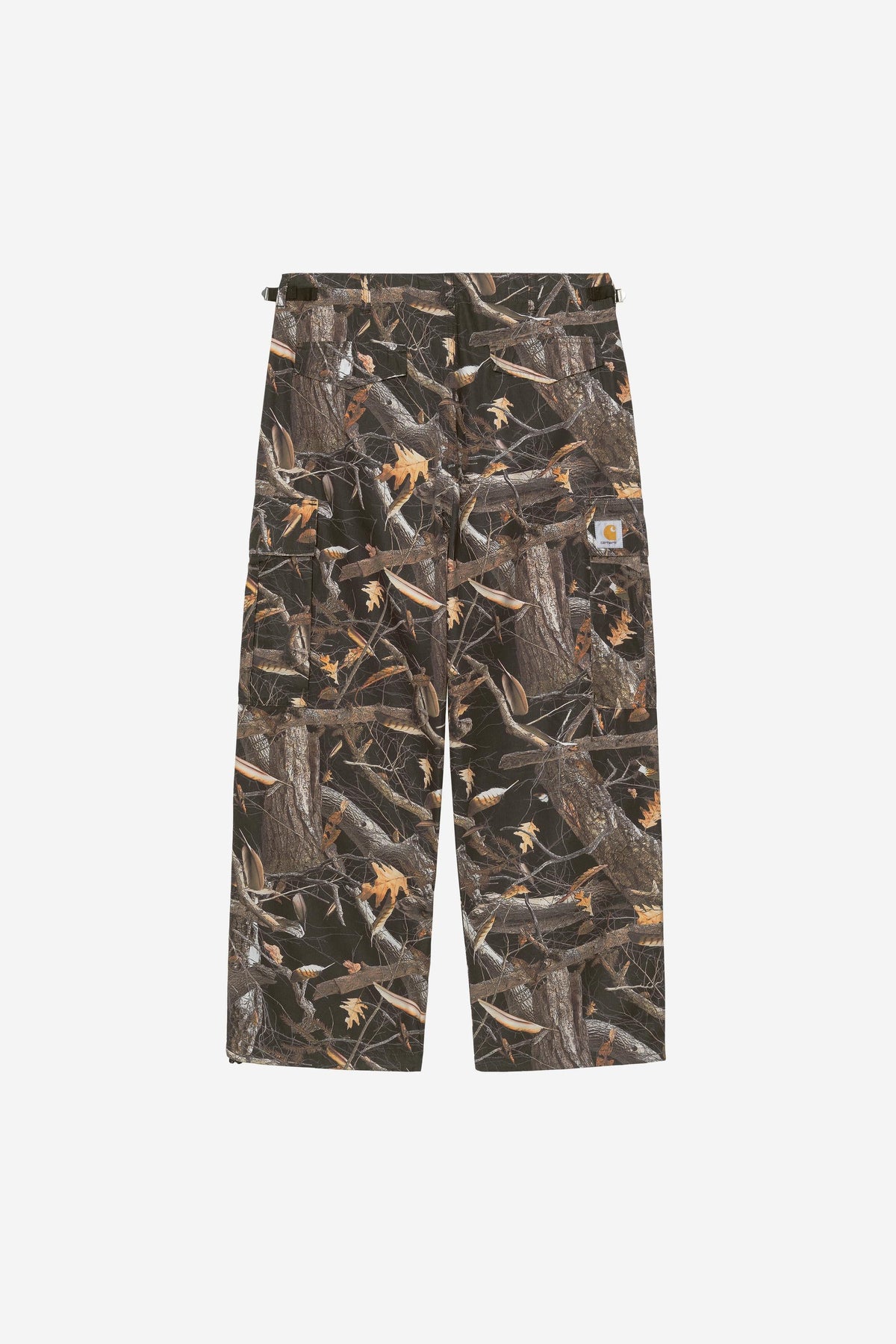 Carhartt WIP Osborn Cargo Pant in Black Camo Feather Tree