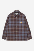 Carhartt WIP Baird Check Shirt Jacket in Palisander