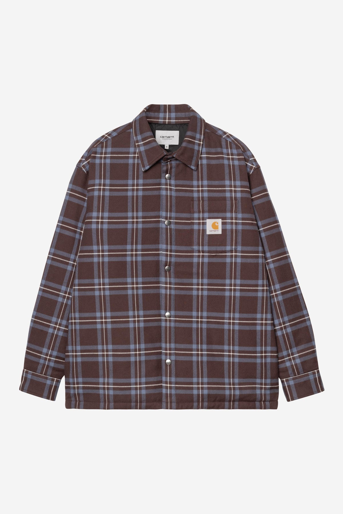 Carhartt WIP Baird Check Shirt Jacket in Palisander