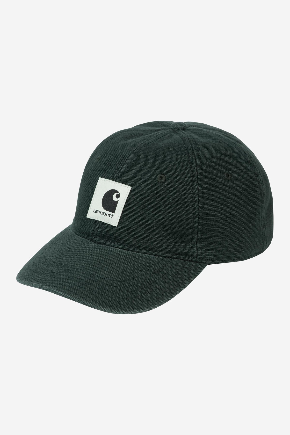 Carhartt WIP Canvas Cap in Raven (stone washed)