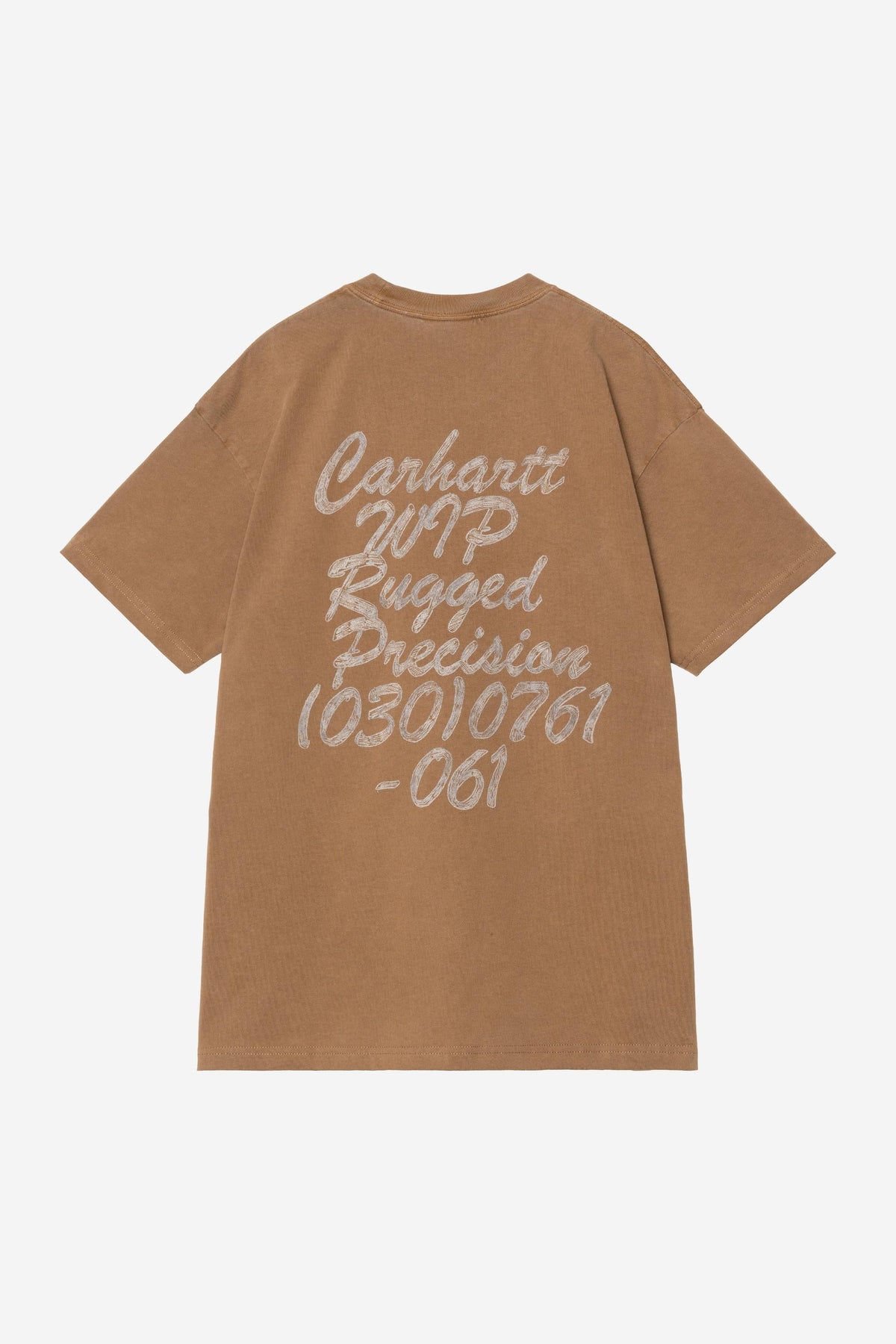 Carhartt WIP Hatching Script T-Shirt in WIP Hamilton Brown