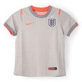 Nike x England x Palace Kids' Short-Sleeve Soccer Top (Pewter Grey/Bright Crimson)
