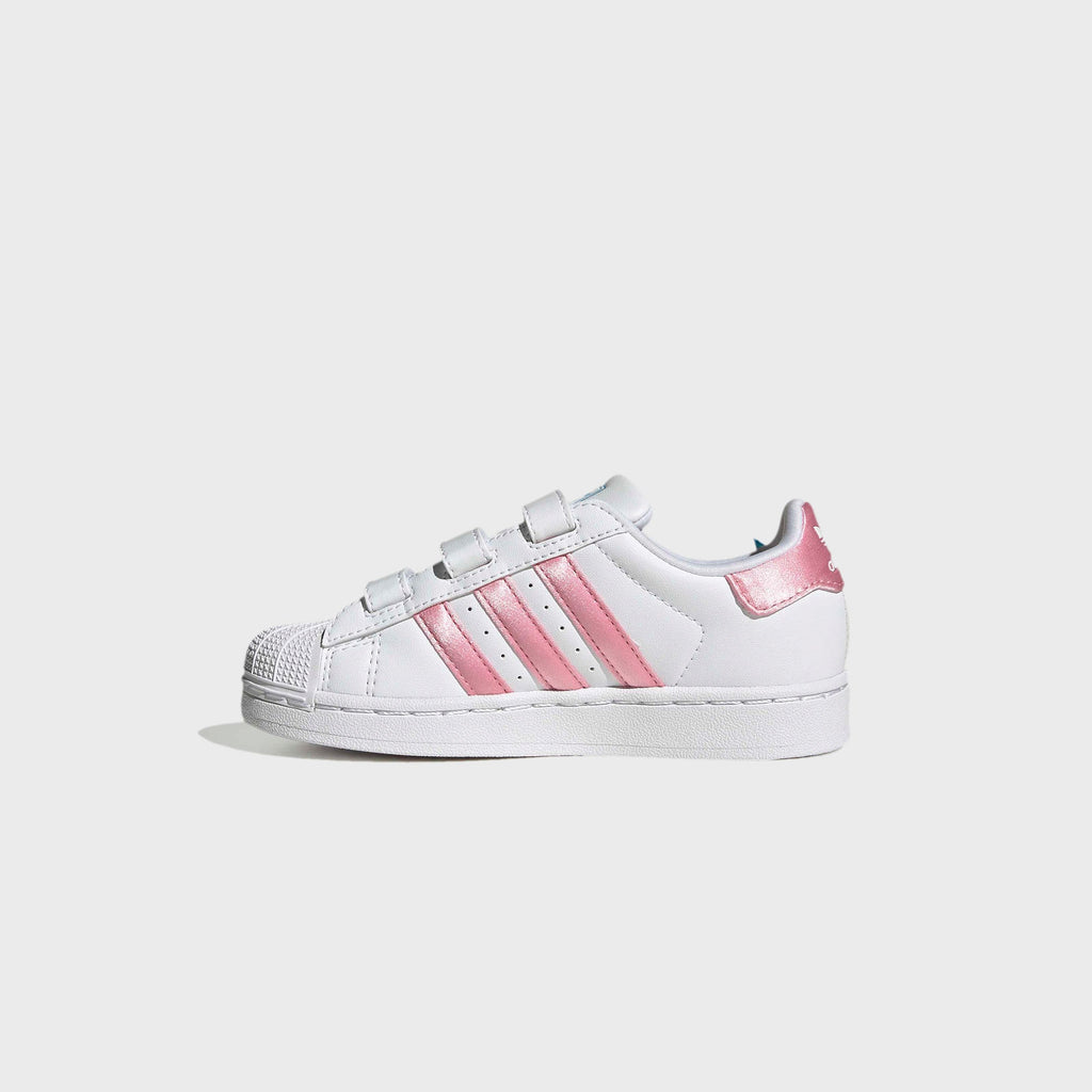 adidas x Disney PS Superstar II - Cloud White / Light Pink / Lucid Aquamarine