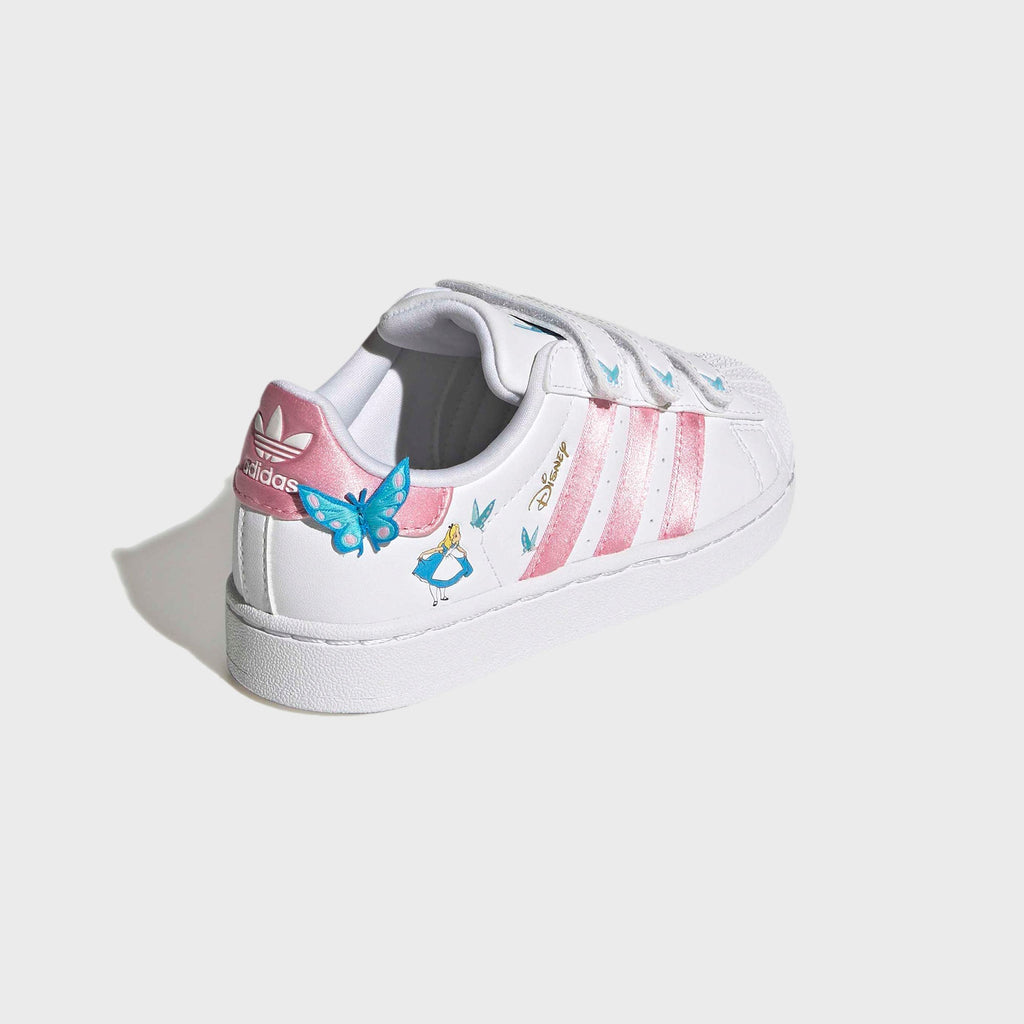 adidas x Disney PS Superstar II - Cloud White / Light Pink / Lucid Aquamarine