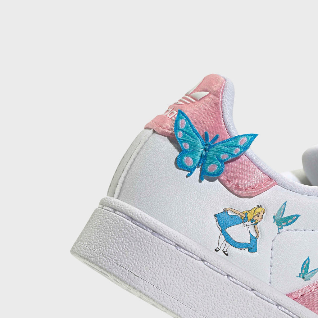 adidas x Disney PS Superstar II - Cloud White / Light Pink / Lucid Aquamarine