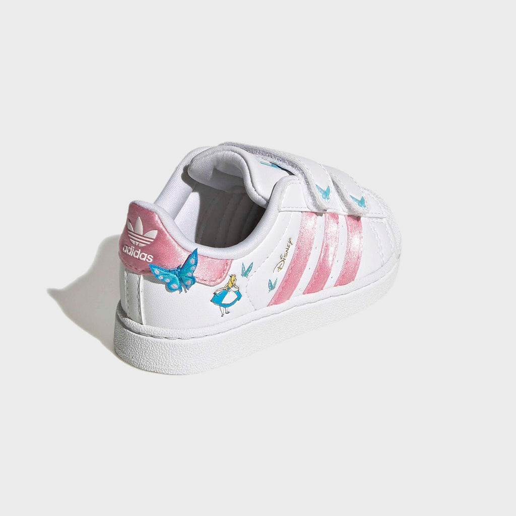 adidas x Disney TD Superstar II - Cloud White / Light Pink / Lucid Aquamarine