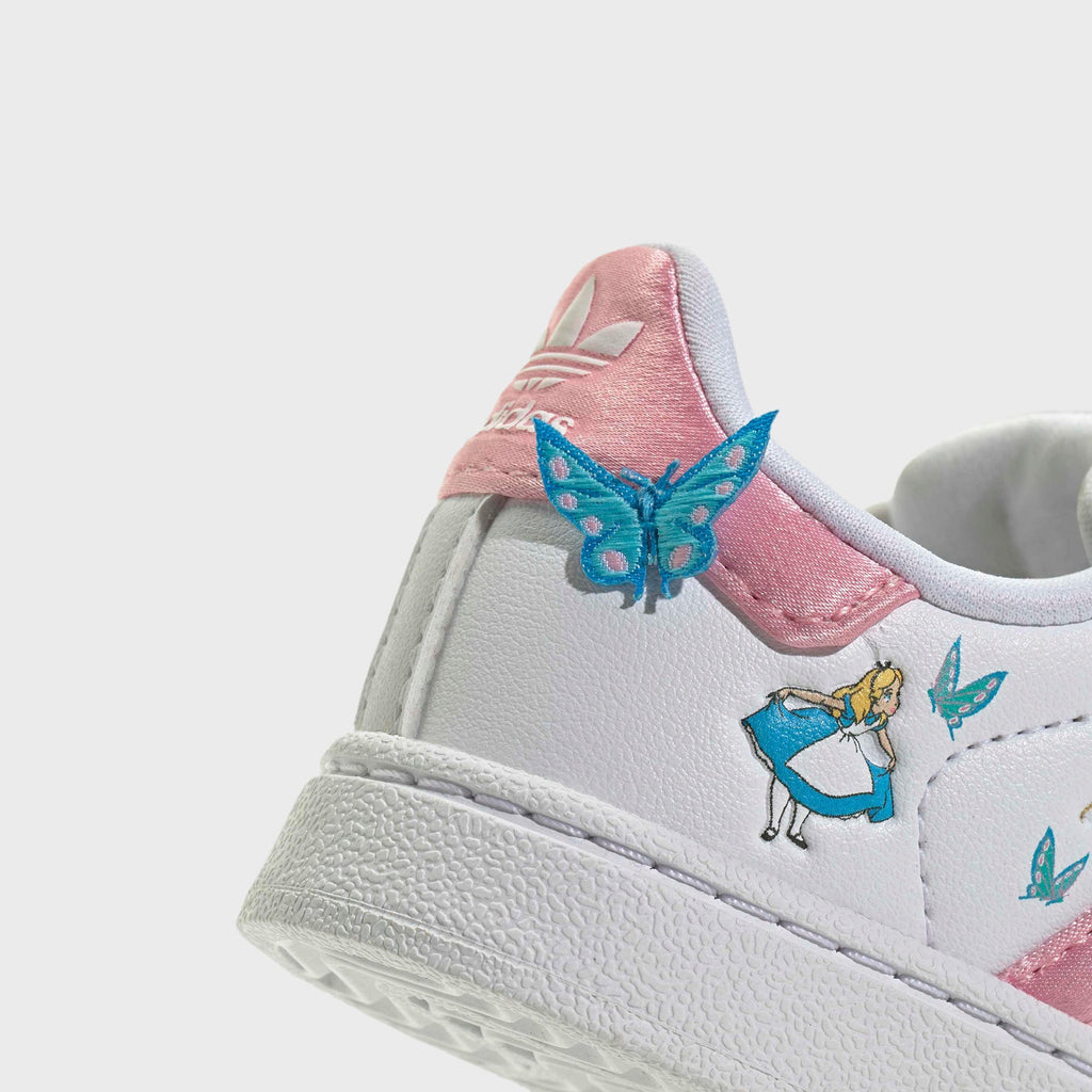 adidas x Disney TD Superstar II - Cloud White / Light Pink / Lucid Aquamarine