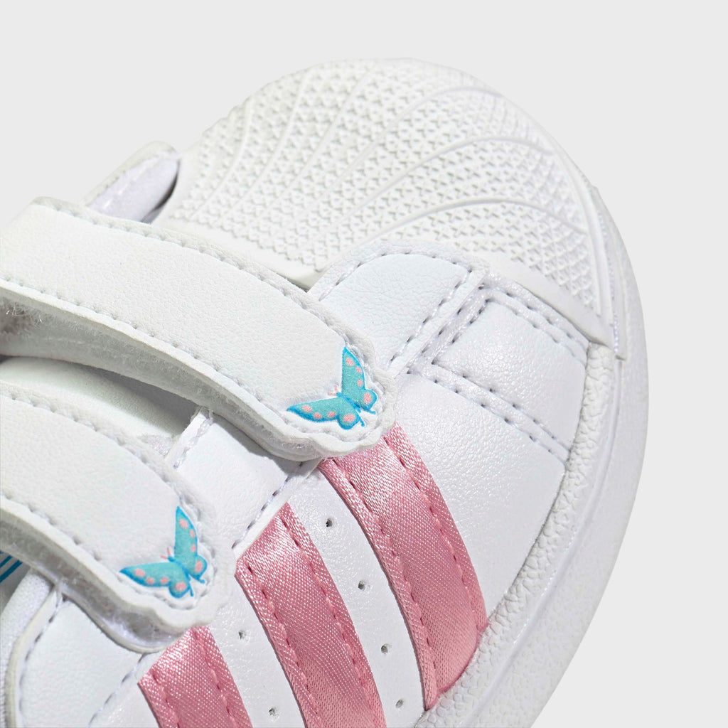adidas x Disney TD Superstar II - Cloud White / Light Pink / Lucid Aquamarine