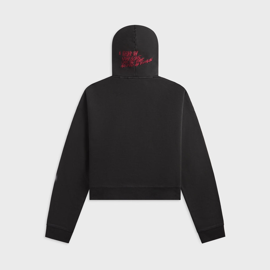 Jordan M J IH Crop Hoodie - Black