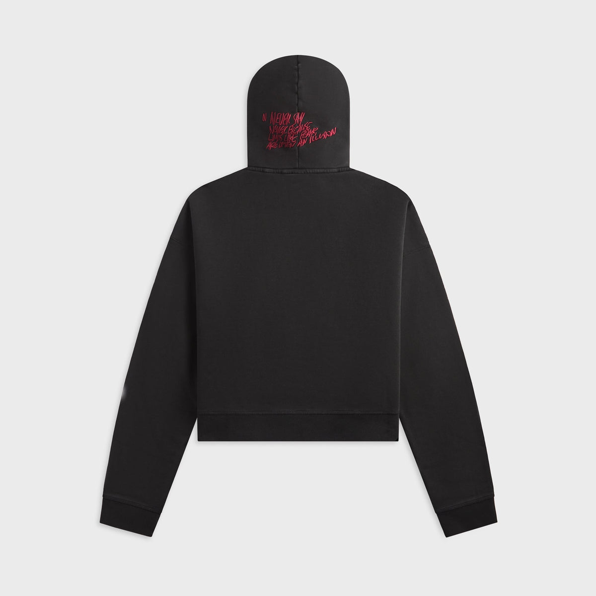 Jordan M J IH Crop Hoodie - Black