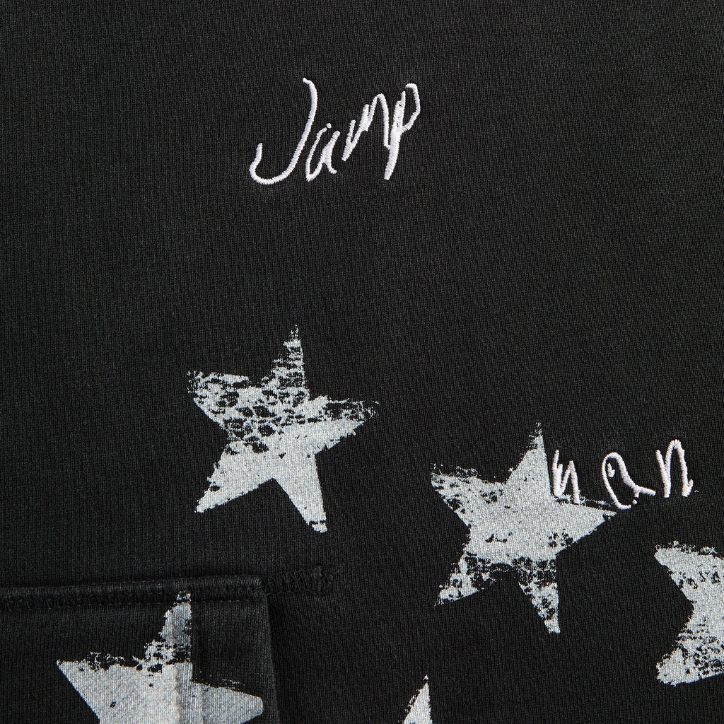 Jordan M J IH Crop Hoodie - Black