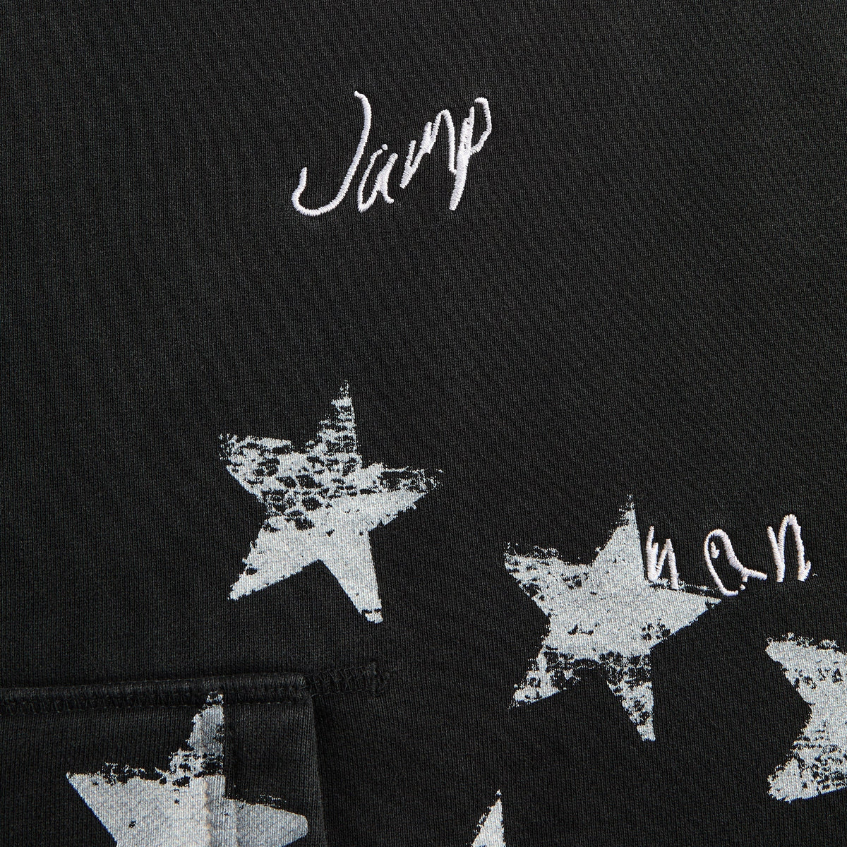 Jordan M J IH Crop Hoodie - Black
