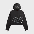 Jordan M J IH Crop Hoodie - Black