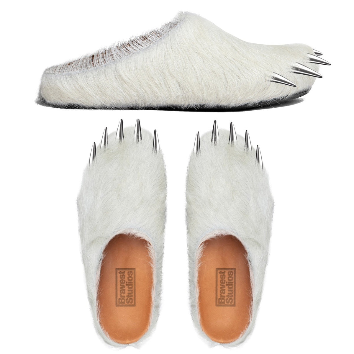 White Bear Claw Mules