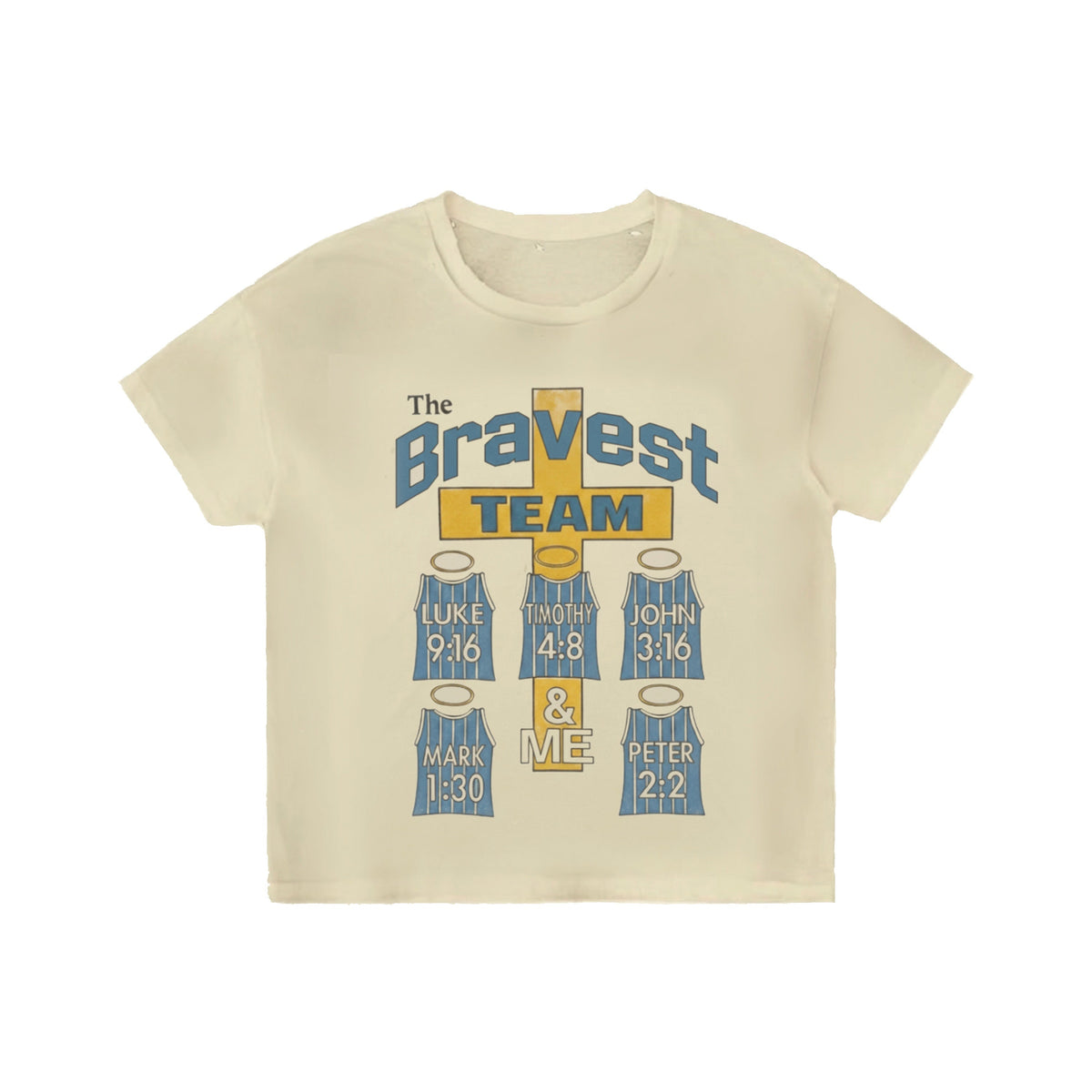 Cream Gospel Team Tee