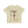 Cream Jesus Postcard Tee