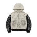 Black Eternity Zip Hoodie