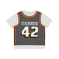 Black Stacks Jersey Tee