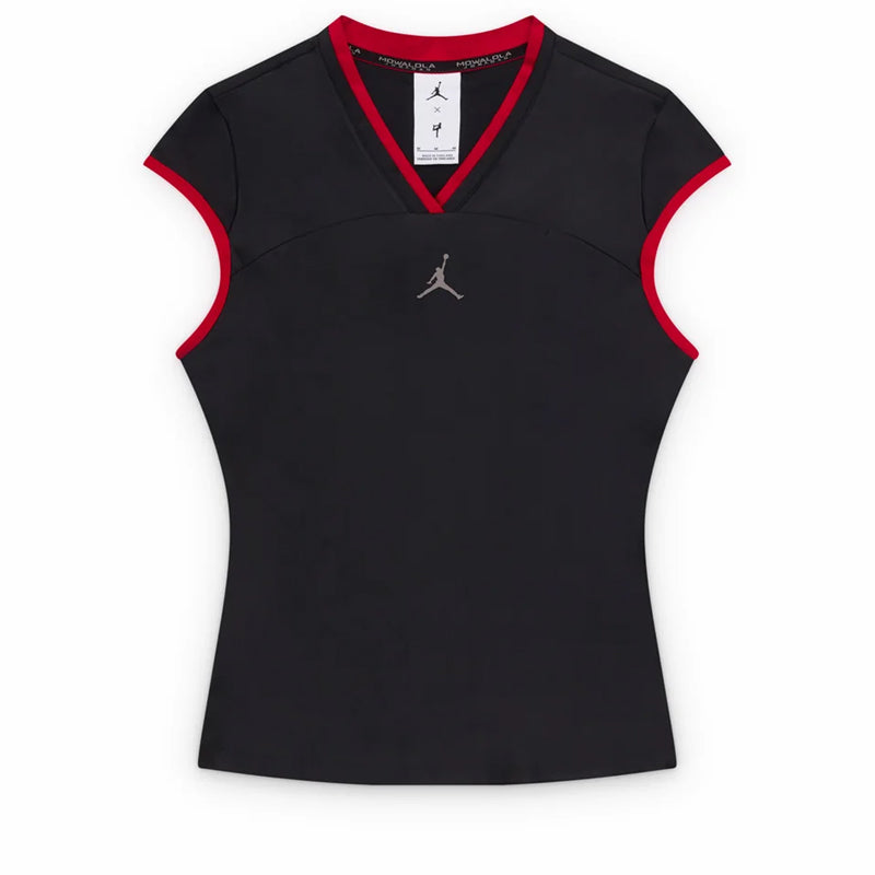 Mowalola x Jordan Tee - Black/Gym Red